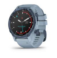 Descent Mk2S, Mineral Blue with Sea Foam Silicone Band - 010-02403-07 - Garmin